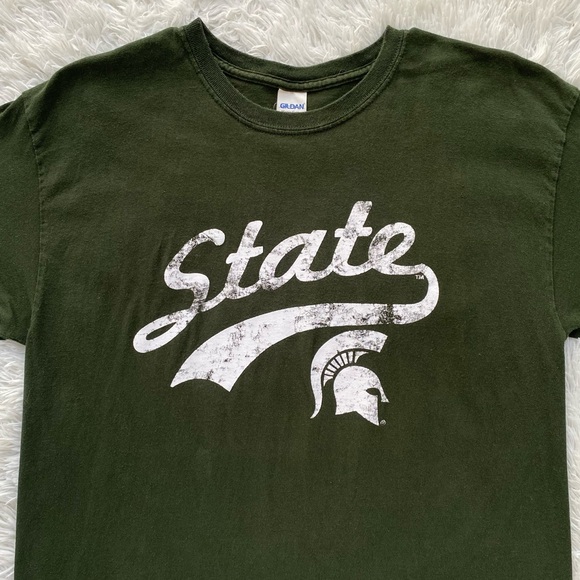 GILDAN • Michigan State Short Sleeve Tee Shirt size Large - Picture 13 of 15